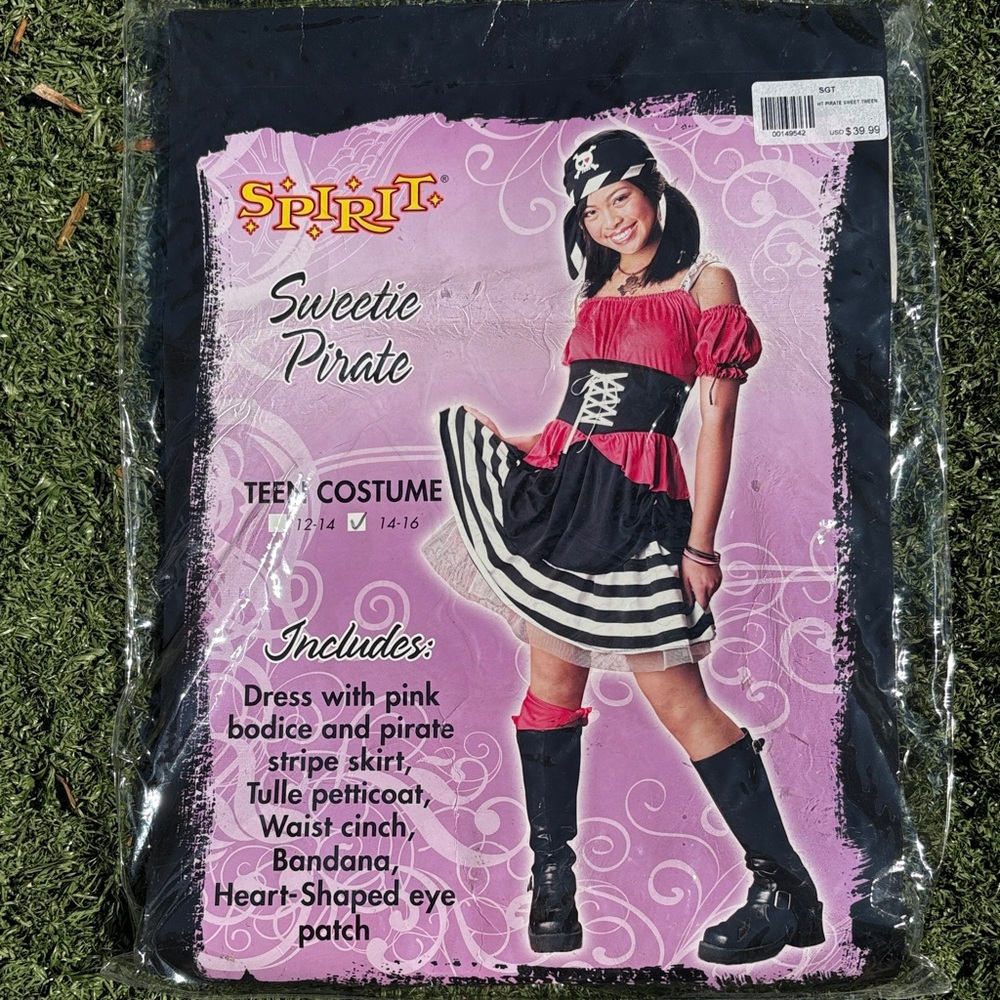 Sweetie Pirate Halloween Teen Costume by Spirit Size 14-16